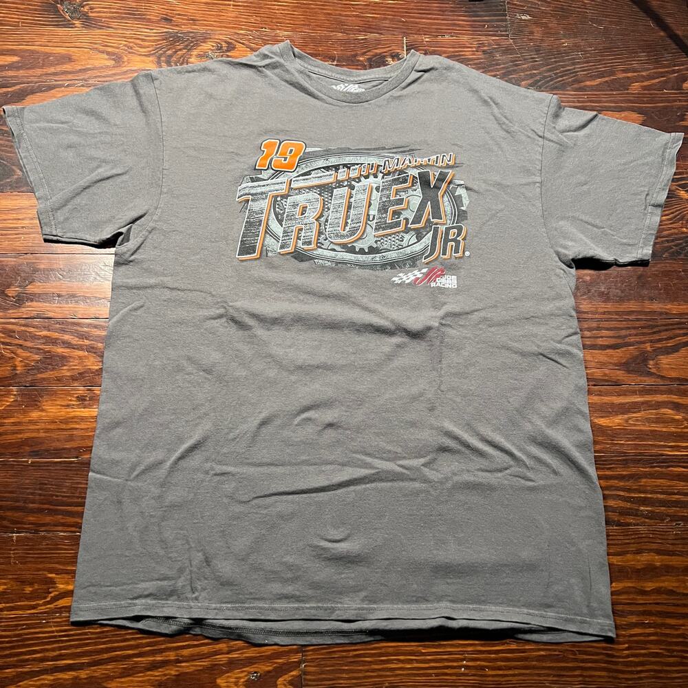 Joe Gibbs Racing XL Martin Truex Jr T Shirt Gray NASCAR Regular